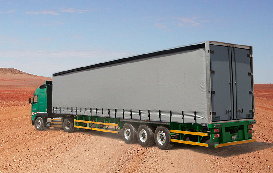 Semi Curtain Trailer Riyadh